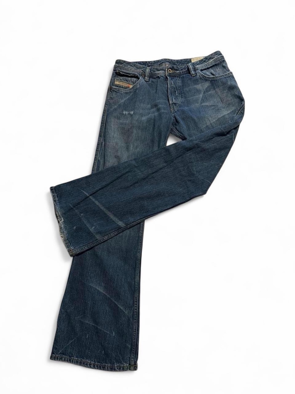 Vintage Rare Diesel ZAF Bootcut Flare Jeans W33 L32 Made in Italy Y2K